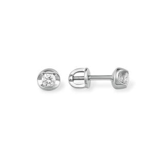 Серьги из золота с бриллиантами