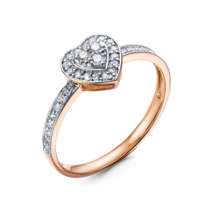 Кольцо из золота с бриллиантами