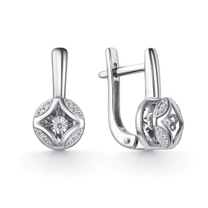 Серьги из золота с бриллиантами