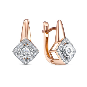 Серьги из золота с бриллиантами