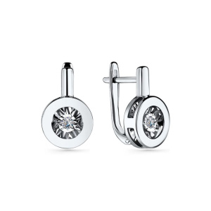 Серьги из золота с бриллиантами