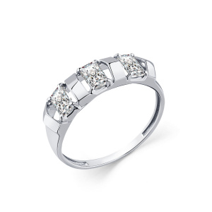 Кольцо из белого золота