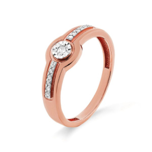 Кольцо из золота с бриллиантами