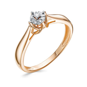 Кольцо из золота с бриллиантами