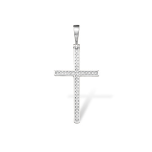 Крест из золота с бриллиантами