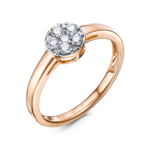 Кольцо из золота с бриллиантами