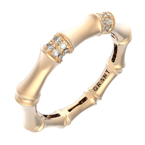 Кольцо из золота с бриллиантами