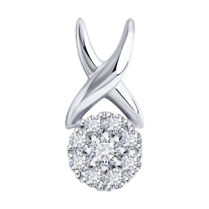 Подвеска из золота с бриллиантами