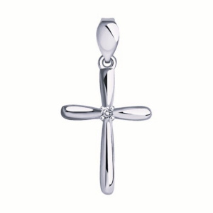 Подвеска из белого золота