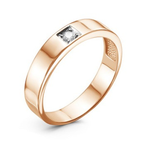 Обручальное кольцо из золота с бриллиантами