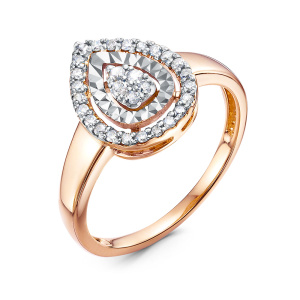 Кольцо из золота с бриллиантами