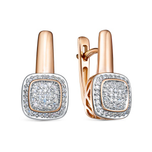 Серьги из золота с бриллиантами