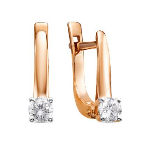 Серьги из золота с бриллиантами