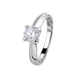 Кольцо из золота с бриллиантами выращенными