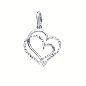 Подвеска из белого золота