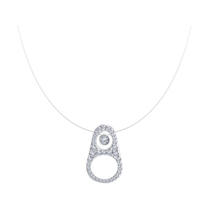 Колье из серебра