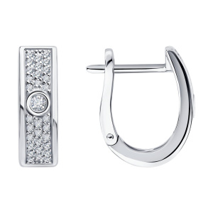 Серьги из золота с бриллиантами