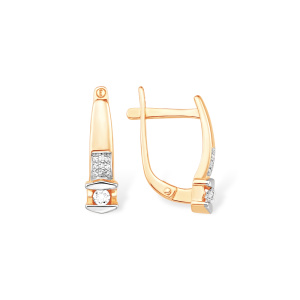 Серьги из золота с бриллиантами