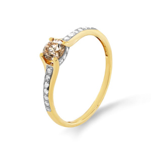 Кольцо из золота с бриллиантами