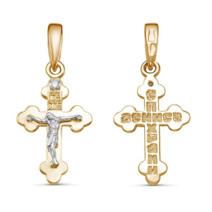 Крест из золота с бриллиантами