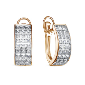 Серьги из золота с бриллиантами