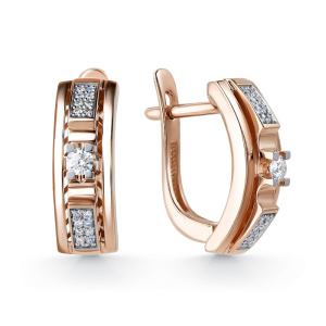 Серьги из золота с бриллиантами