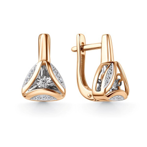 Серьги из золота с бриллиантами