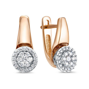 Серьги из золота с бриллиантами