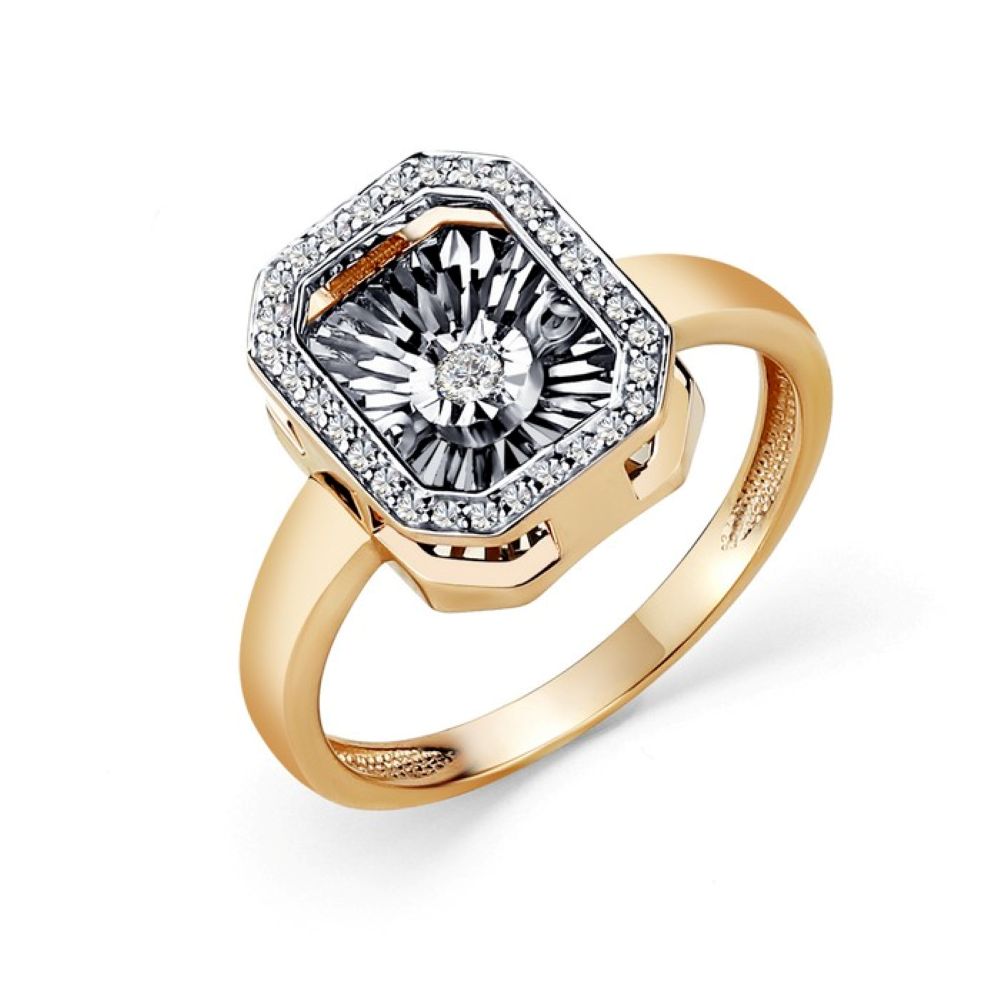 Кольцо из золота с бриллиантами