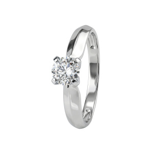 Кольцо из золота с бриллиантами выращенными