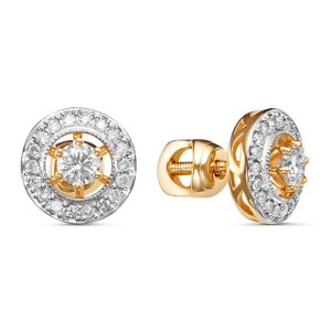 Серьги из золота с бриллиантами