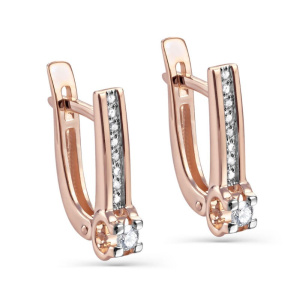 Серьги из золота с бриллиантами