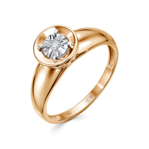 Кольцо из золота с бриллиантами