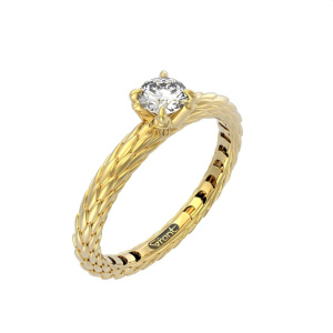 Кольцо из золота Premium