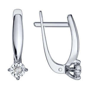 Серьги из золота с бриллиантами