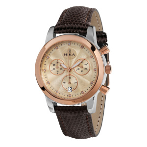 Часы из серебра с золотом