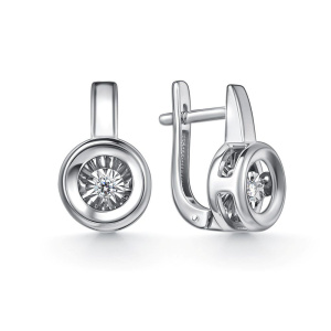 Серьги из золота с бриллиантами