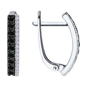 Серьги из золота с бриллиантами