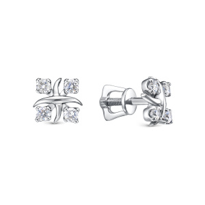 Серьги из золота с бриллиантами