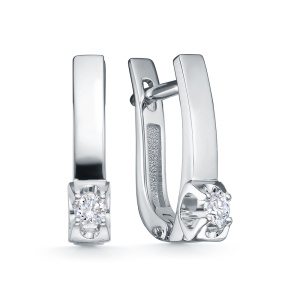 Серьги из золота с бриллиантами