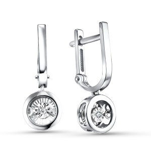 Серьги из золота с бриллиантами