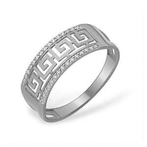 Кольцо из белого золота