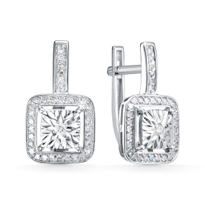 Серьги из золота с бриллиантами