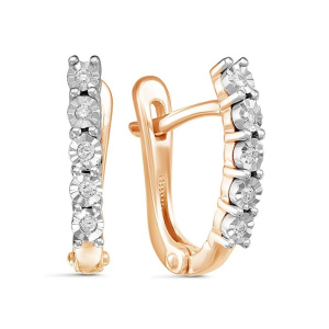 Серьги из золота с бриллиантами