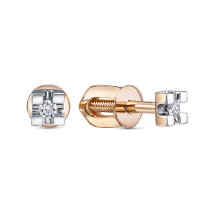 Серьги из золота с бриллиантами