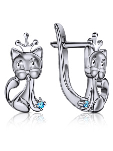 Серьги из серебра