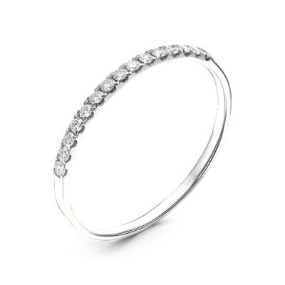 Обручальное кольцо из золота с бриллиантами