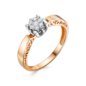 Кольцо из золота с бриллиантами