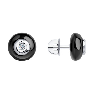 Серьги из золота с бриллиантами