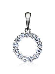 Подвеска из белого золота